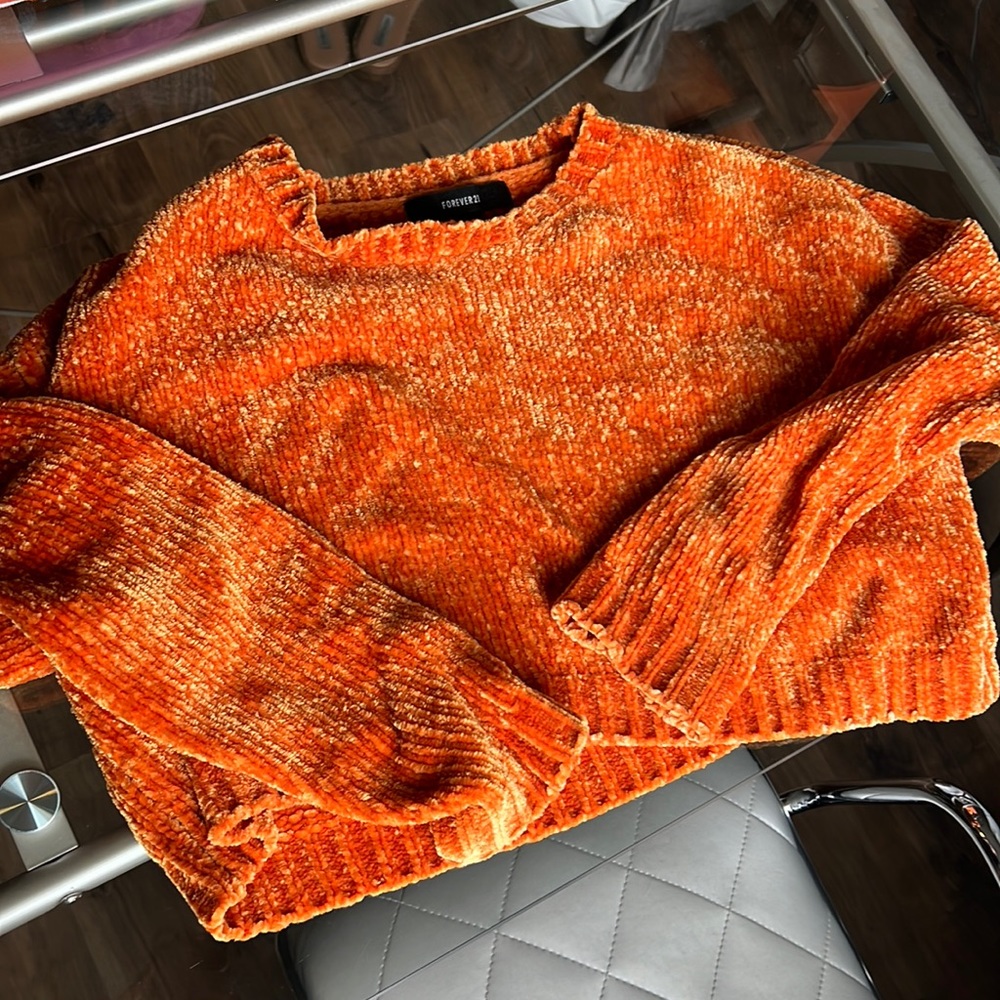 Orange sweater
